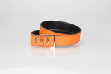 Orange-Black reversible Belt