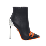 I AM SEXY! SILVER HEEL BOOT