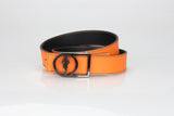 Orange-Black reversible Belt