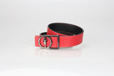 Red-Black reversible Belt