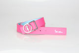 Hot Pink- Sky Blue reversible Belt