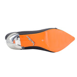 I AM SEXY! SILVER HEEL BOOT