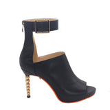 I AM SAVAGE! GOLD HEEL SHOES