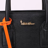 I AM TIMELESS! MID-NIGHT BLACK EPI GRAINED LEATHER HANDBAG